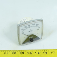 Crompton 016-02AA-LSSJ-C6-S2-MG PS-4210W Panel Mount AC Amperes Gauge 0-600