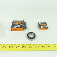 Timken 9104PP Rubber Seal Ball Bearing 42mm x 12mm x 20mm Bore Lot Of 2