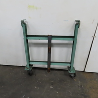 30" Wide H Stand Gravity Roller Conveyor Legs Adj Height Incline W/ Castors
