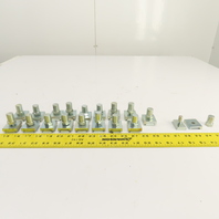 Double Sided Galvanized Steel T-Slot Solar Panel Clamp 33mm W 21mm Slot Lot/18