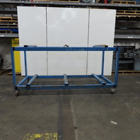 Steel Rolling Storage Rack 116"W ID x 56" x 57" Tall