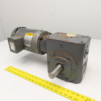 Boston Gear 60:1 Ratio Gear Motor 1.5Hp 230/460V 3Ph 28.75RPM Output