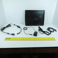 Elo ET1590L 15" LCD Touchscreen Monitor 12VDC W/ Misc. Cables