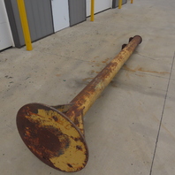 13' Tall Free Standing Jib Crane POST ONLY 8-1/2" OD 29" Bracket Center 30" Base