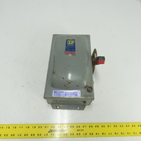 Square D H361AWK 30A 600VAC 3-Pole Fusible Safety Disconnect Switch