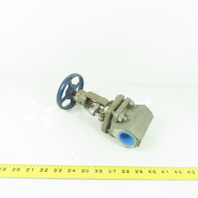 Powell A-5465 1" NPT Gate Valve CF8M 400 WOG