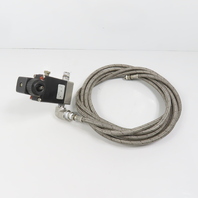 Burkert 00457684 0330-A-5/64-FPDM-SS Solenoid Valve 1/4" W/ Stainless Hose 14'