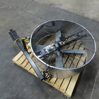 Big Country Breeze BCB-42-BDF 42" Barrel Drum Belt Fan 120V (NEEDS NEW SHAFT)