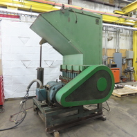 Rapid 100HP Plastic Granulator Grinder Recycler 230/460V 3Ph 21" x 21" Inlet
