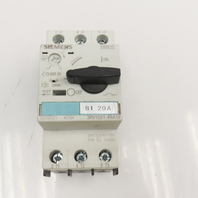 Siemens 3RV1021-4BA10 Manual Motor Starter Circuit Breaker 14-20A Trip