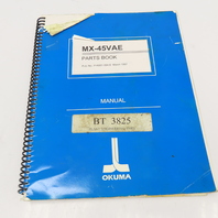 Okuma MX-45VAE P-K601-004-E Machine Parts Book