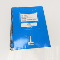 Okuma MX-45VA MX-45VAE P-K601-002-E OSP700M Operation Maintenance Manual