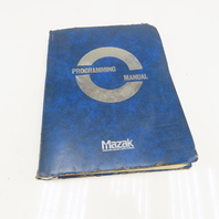Mazak Slant Turn 40N Programming Manual 60 Tool ATC Mill Fanuc 11T-A