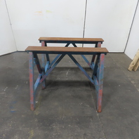 42" x 4" Wide Medium Duty Steel Custom Sawhorse Stand Set 30" Tall