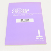 Okuma 4186-E OSP-U100M OSP-U10M Programming Manual