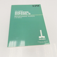 Okuma 3277-E-R3 OSP5020L OSP500L-G Programming Manual