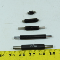 Mitutoyo 167-141, 167-142, 167-143, 167-144 1 2" 3" 4" Micrometer Standard Lot/5