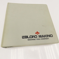 LeBlond Makino FNC 106-A Programming Operator Manual Fanuc System 11M