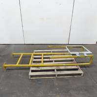 EGA Products MD 0119 3-Step 24" Wide Industrial Mezzanine Step W/ Safety Gate