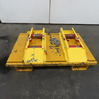 Adjustable Cable Reel Drum Roller Dispenser W/ Fork Pockets