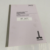 Okuma 3786-E OSP5020L LU Series Twin Spindle Turning Center Maintenance Manual