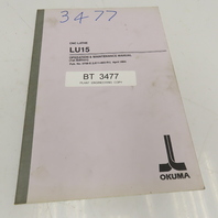 Okuma 3798-E LU15 Operation Maintenance Manual