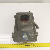 Square D 81341-W 30A Non-Fusible Explosion Proof Enclosed Disconnect Switch 600V