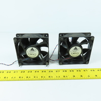 Delta AFC1212DE Y4574 12V DC Brushless Computer Cabinet Cooling Fan 1.60A Lot/2