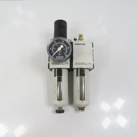 Aventics R412006175 R412006225 Compressed Air Filter Regulator Lubricator 1/4"