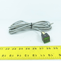 Murr Elektronik 4A 24V AC/DC Solenoid Valve Coil Connector W/ 3 Wire Lead