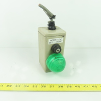 Fuji AHX 922A Interlock Set Reset Switch Light Enclosure