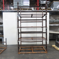 Stackable Material Storage Stack Rack 72" x 39-1/2" x 32"T Lot Of 4