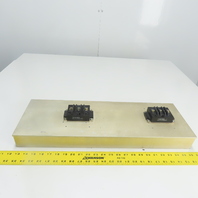 157173 B 24" x 8" x 2.5" Fin Style Heat Sink Mounting Surface W/ (2)MG100M2CK1