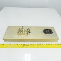 157173 B 24" x 8" x 2.5" Fin Style Heat Sink Mounting Surface W/ MG100M2CK1