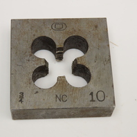 3/4-10 NC Square Threading Die USA 2-1/2"