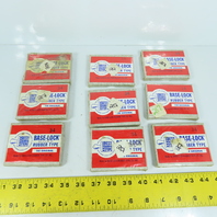 Base-Lock No. 34 F-13 Rubber Type Figure Font Stamps Lot Of 9