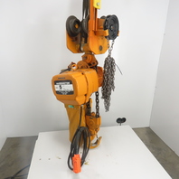 Harrington ES3B-827 5 Ton 10,000LB Electric Chain Hoist 15'Lift 10.5FPM 230/460V