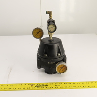 Watts R119-20J Compressed Air Pilot Operated Regulator 2-1/2" NPT W/ Gauges