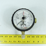 Osaka YN7000767V 45008001 0-30 PSI Pressure Gauge 0-2 kgf/cm2 W/ Adjustable Set