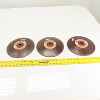 Carborundum A24 Q BFCW-1/4 Cupped Grinding Wheel 9"OD x 7/8" Arbor 6000RPM Lot/3