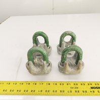 1-1/4" Heavy Duty Galvanized Wire Rope Clip Clamp Lot Of 4