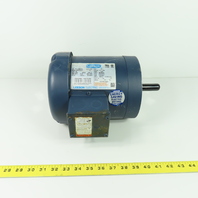 Leeson 114208.00 C6T34FC37D 3/4HP AC Electric Motor 3Ph 230/460V 3450RPM 56J