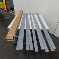 Panduit Panduct C2LG6 Type C Wiring Duct Cover PVC 2" Wide x 6' Long Lot Of 8