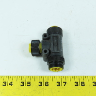 Allen Bradley 061127A 3-Way Female x Female x Male Splitter Adapter 4-Pin