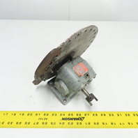 Ohio Gear & Trans DOX 150:1 Ratio Gear Reducer Assembly A 1/2" Shaft W/10" Plate