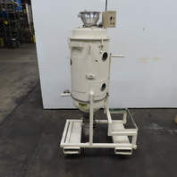 Una-Dyn Model 100# Modular Solid Cone Drying Hopper W/ Casters