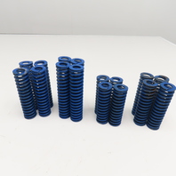 5/8" x 1-1/4" Flat Wire Compression Blue Die Spring 4-5-1/2" OAL Lot Of 16