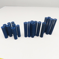 1/2" x 1" Flat Wire Compression Blue Die Spring 4-5" OAL Lot Of 19