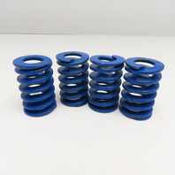 1" x 2" Flat Wire Compression Blue Die Spring 3" OAL Lot Of 4