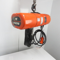 CM Lodestar Model L 1 Ton 2000LB Electric Chain Hoist 16FPM 20'Lift 3Ph 230/480V